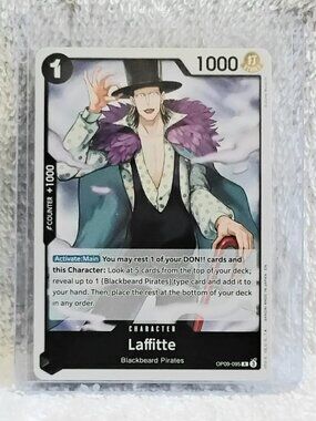 5/$20 Mint Rare One Piece Laffitte Character Card OP09-095 by Bandai!!